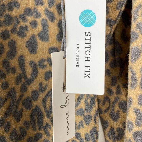 Nine Britton Fuzzy Animal‎ Print Pullover Top Size XS (P15) - Picture 7 of 11